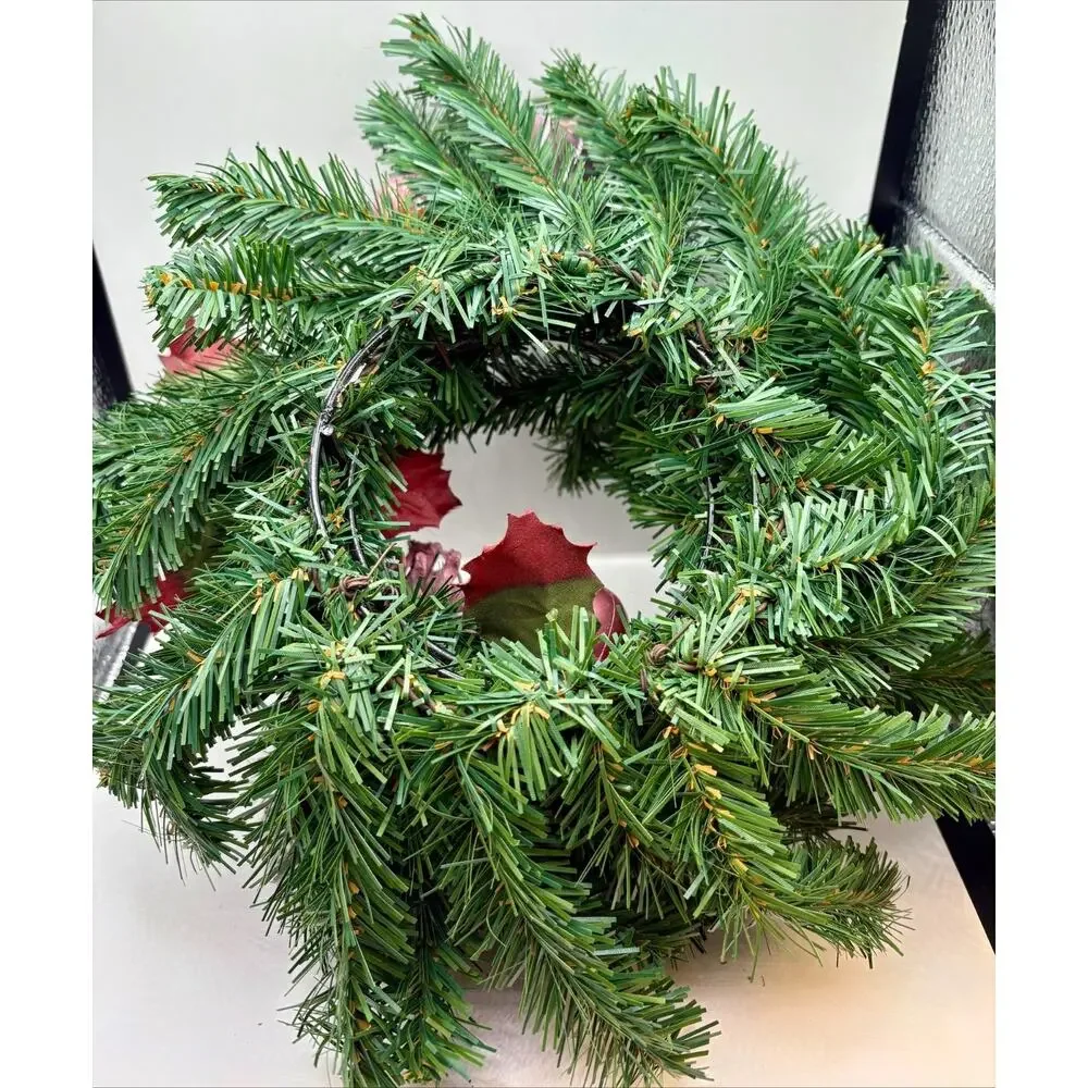 Christmas Candle Ring Centerpiece Wreath set of 2